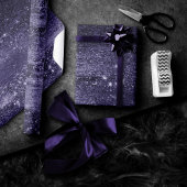 Glitzy Folie | Magenta Hot Pink Blush Faux Shimmer Cadeaupapier