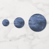 Glitzy Folie | Navy Blue Dark Faux Glitter Sparkle Confetti (Voorkanten)