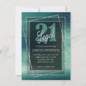 Glitzy Folie | Seafoam Iridescent 21 en Legal Kaart (Voorkant)