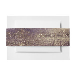 Glitzy Folie   Terracotta Dusty Oranje Faux Shimme Uitnodigingen Wikkel