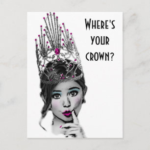 Glitzy Girl Briefkaarten