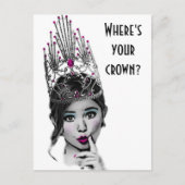 Glitzy Girl Briefkaarten (Voorkant)