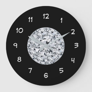 Glitzy Girls Room Wall Decor Clock Grote Klok