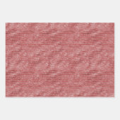 Glitzy Glam Gold Glitter Stripes Inpakpapier Vel (Voorkant 3)