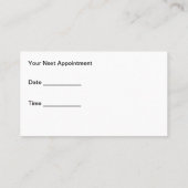 Glitzy Glam Mobile Huisdier Grooming Afspraak Visitekaartje (Achterkant)