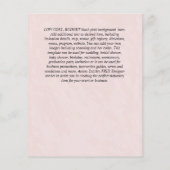 Glitzy Glam VERLOVING Uitnodigingen BUDGET (Achterkant)