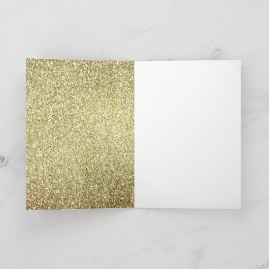 Glitzy Glitter Birthday Kaart (Binnen)