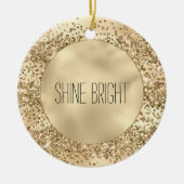 Glitzy Glitter Sparkle Confetti Shine Keramisch Ornament (Voorkant)