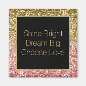 Glitzy Glitter Sparkle Magneet (Voorkant)