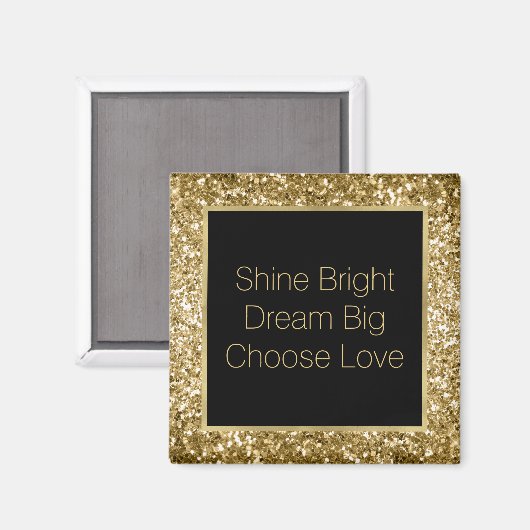 Glitzy Glitter Sparkle Magneet (Voorkant / Achterkant)