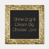 Glitzy Glitter Sparkle Magneet (Voorkant)