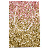 Glitzy Glitter Sparkle Medium Cadeauzakje (Voorkant)
