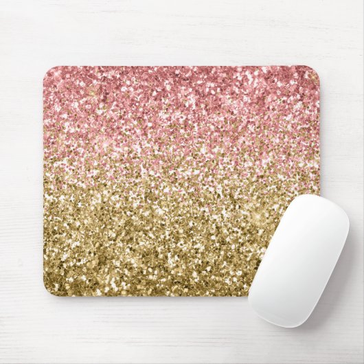 Glitzy Glitter Sparkle Muismat (Met muis)