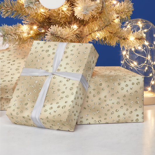Glitzy Glitter Stippen Cadeaupapier (Feestdagen)