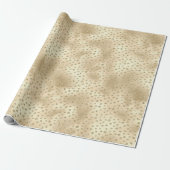 Glitzy Glitter Stippen Cadeaupapier (Uitgerold)