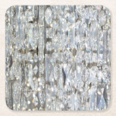 Glitzy Glittery Crystal Kartonnen Onderzetters (Voorkant)