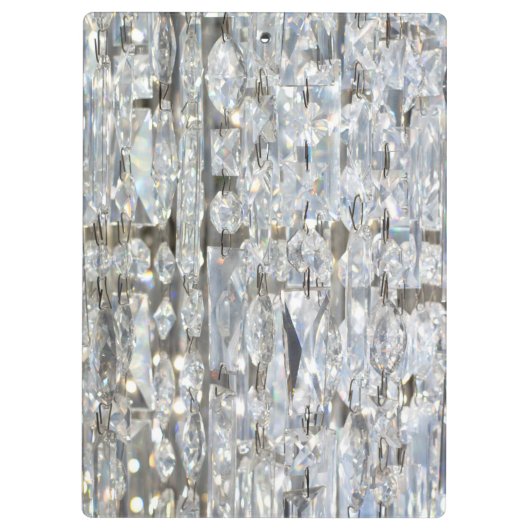 Glitzy Glittery Crystal Klembord (Achterkant)