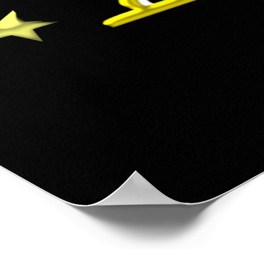 GLITZY GOLD 60th BIRTHDAY DIVA Poster (Hoek)