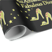 GLITZY GOLD ACCOUNTANT DIVA DESIGN CADEAUPAPIER (Rol Hoek)