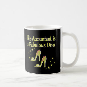 GLITZY GOLD ACCOUNTANT DIVA DESIGN KOFFIEMOK