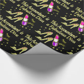 GLITZY GOLD ACCOUNTANT ONTWERP CADEAUPAPIER (Hoek)