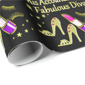 GLITZY GOLD ACCOUNTANT ONTWERP CADEAUPAPIER (Rol Hoek)
