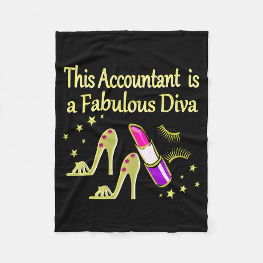 GLITZY GOLD ACCOUNTANT ONTWERP FLEECE DEKEN (Voorkant)