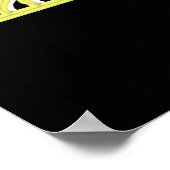 GLITZY GOLD ACCOUNTANT ONTWERP POSTER (Hoek)