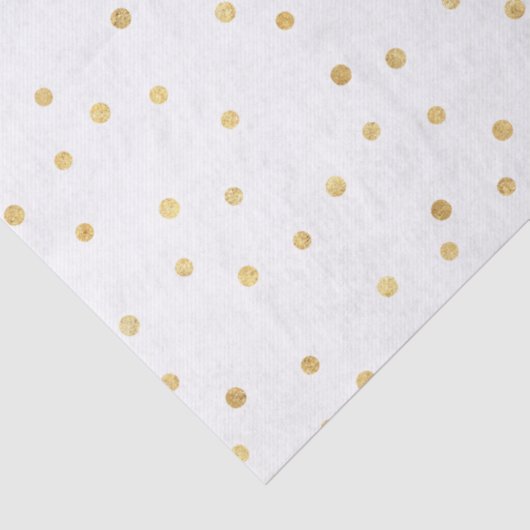 Glitzy Gold Confetti Tissuepapier (Detail)