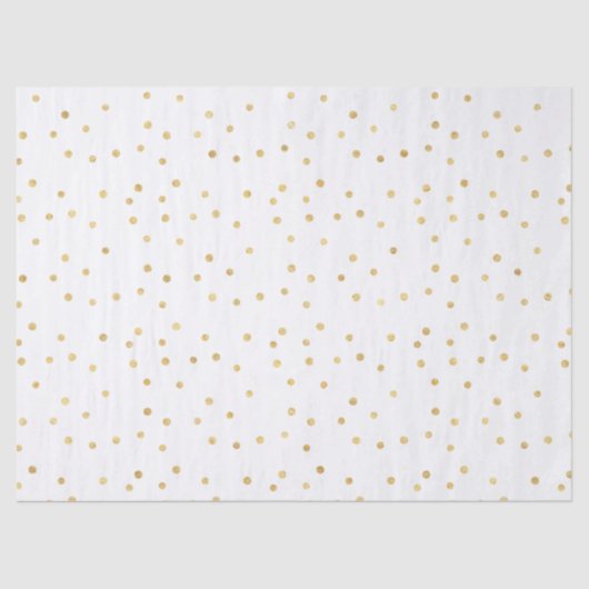 Glitzy Gold Confetti Tissuepapier (Voorkant)