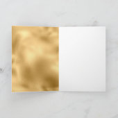 Glitzy Gold Glam Glitter Sparkle    Kaart (Binnen)