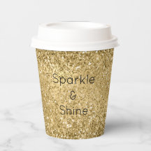 Glitzy Gold Glam Glitter Sparkle