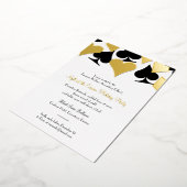 Glitzy Gold Kaart Suits Gala of Formele Gebeurteni (Gedraaid)