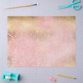 Glitzy Gold Pink Confetti Glam Sparkle Tissuepapier (Craft)