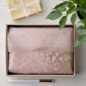 Glitzy Gold Pink Confetti Glam Sparkle Tissuepapier (Geschenk)