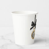 Glitzy Gold Silver New Year Midnight Hour Papieren Bekers (Rechts)