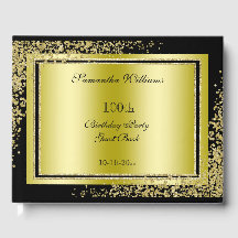 Glitzy Gouden Confetti Decoraties 100ste Verjaarda