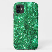 Glitzy Green Glitter Case-Mate iPhone Case (Achterkant)