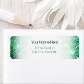 Glitzy Green Glitter Etiket (Insitu)
