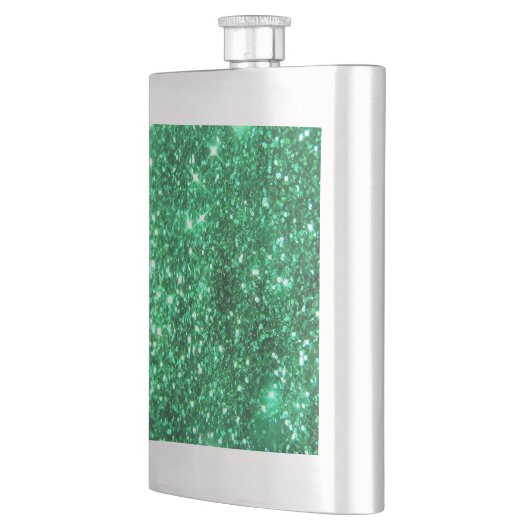 Glitzy Green Glitter Flacon (Links)