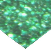 Glitzy Green Glitter Tafelkleed (Gekanteld)