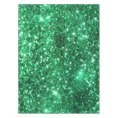 Glitzy Green Glitter Tafelkleed (Voorkant)