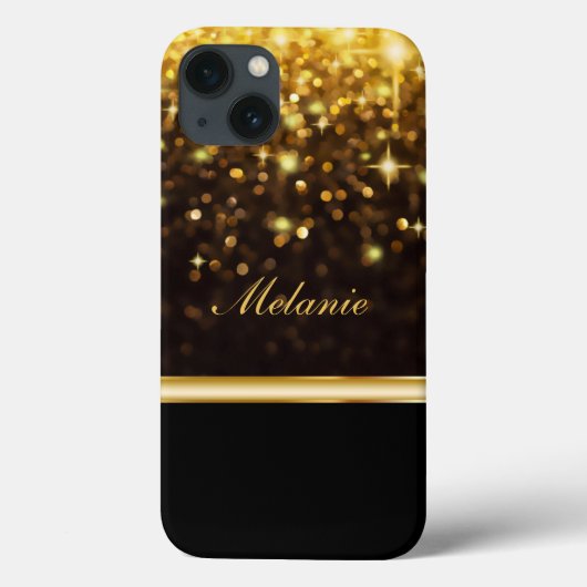 Glitzy iPad Case Monogram Bling (Achterkant)