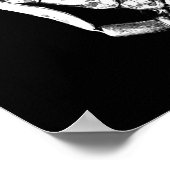 Glitzy Jeweled Metal Owl Poster (Hoek)