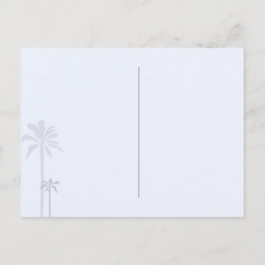 Glitzy Las Vegas Bruiloft Save the Date Aankondigingskaart (Achterkant)