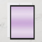 Glitzy Lila Muzieknoten Verjaardag Kaart (Achterkant)