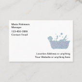 Glitzy Med Spa Beauty Visitekaartjes (Achterkant)