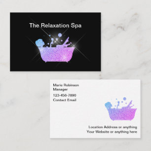 Glitzy Med Spa Schoonheidskaartjes Visitekaartje