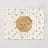 Glitzy Mermaid Blue Glitter Briefkaart (Voorkant)