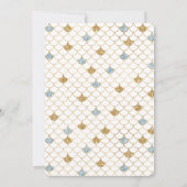 Glitzy Mermaid Blue Glitter Kaart (Achterkant)